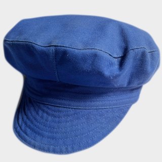 50's F. BLUE TWILL CHORE CAP(59)