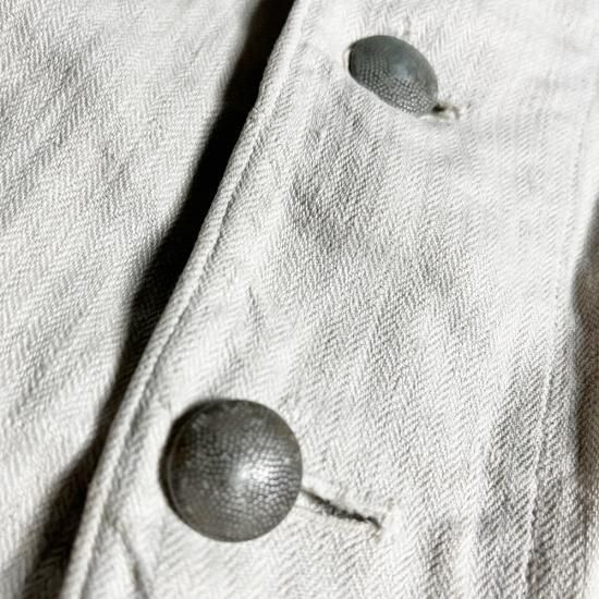40s ドイツ軍 Kriegsmarine DRILLICH リネンHBT 40's】German Navy Drillich HBT Linen Smock 
