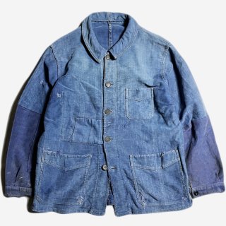 40's BLUE MOLESKIN CHORE JKT