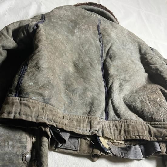 40's LUFTWAFFE MOUTON KANALJACKE, THE FIFTH STREET MARKET