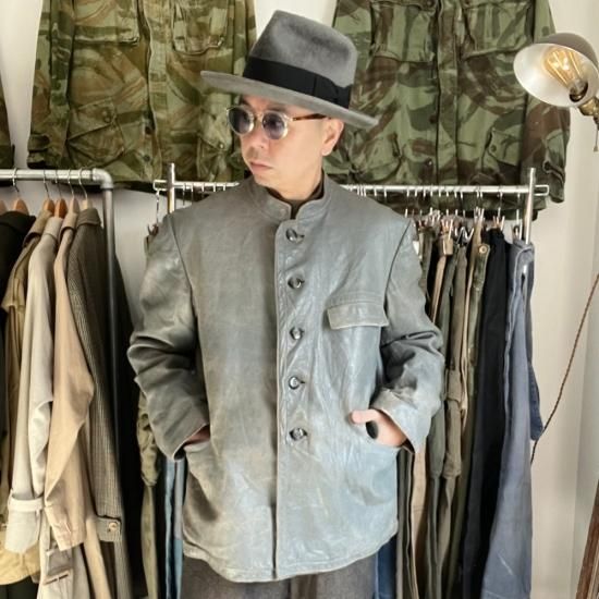 40's U-BOAT LEATHER JACKET, THE FIFTH STREET MARKET 40's U-BOAT LEATHER JACKET, THE FIFTH STREET MARKET