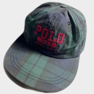 90's PLAID C. LONG BILL CAP(USA-XL)