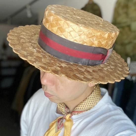 30s Vintage NRAタグ付き Boater Hat ボーターハット 30s Vintage NRAタグ付き Boater Hat ボーターハット - メルカリ