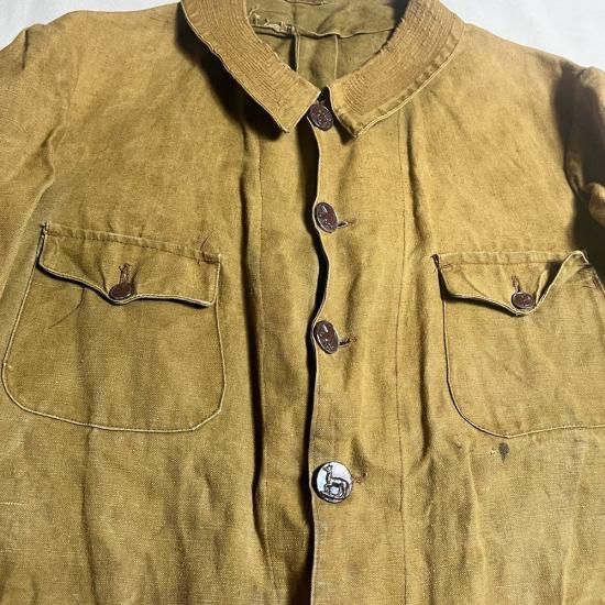 20's FRENCH LINEN HUNTING JKT, THE FIFTH STREET MARKET