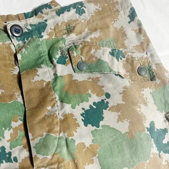 BLUMENTARN CAMO SNIPER repro ブルメンターンカモ 60's】East German Army Blumentarn Camouflage Sniper Jacket