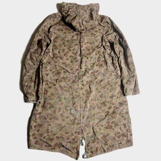 70s- オーストリア軍PEA DOT CAMO フィールドコート モッズコート 60's AUSTRIAN A. PEA DOT CAMO F.P., THE FIFTH STREET MARKET