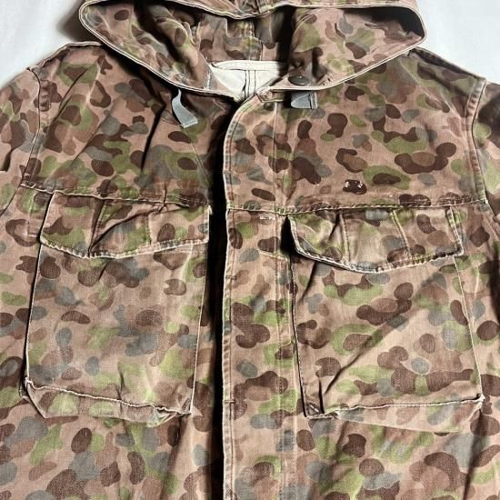 70s- オーストリア軍PEA DOT CAMO フィールドコート モッズコート 1970s Vintage Military Austrian Army Pea Dot Camo Suit