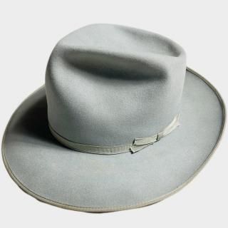 未使用　ステットソン　白ハット STETSON ステットソン パナマハット 白 メンズ 夏用 帽子 中折れ