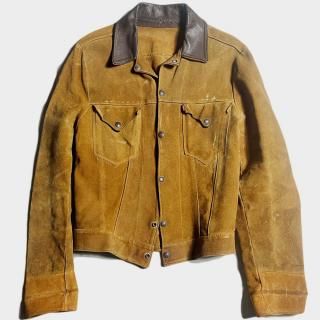 50's SUEDE TRUCKER JKT(S.HORN)