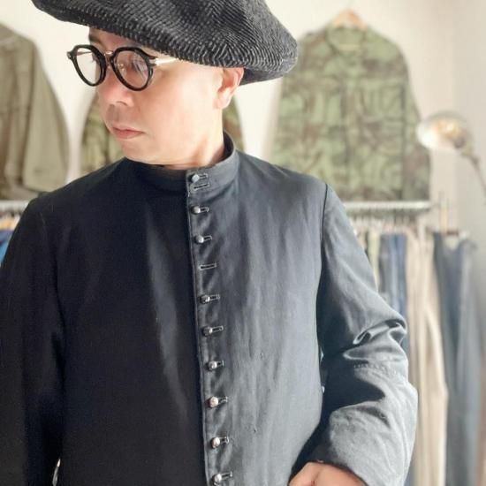 ジャケット・アウター french antique cassock coat Men Medieval Church Priest Robe Layer Cape Trench Jacket