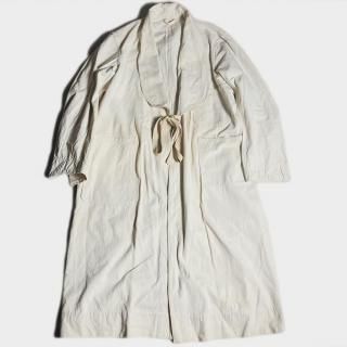 40's U.S. COTTON/LINEN GOWN COAT