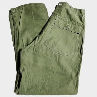 60's U.S. ARMY OG-107 UTILITY T.(34)