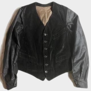 40's F. CORD/MOLESKIN GILET J.(NOS)