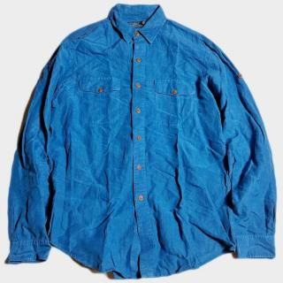 90's SILK/LINEN ROLL UP SH.(L)