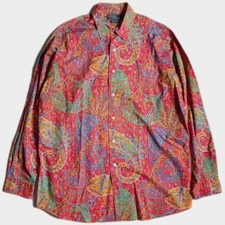 90's MULTI PAISLEY COTTON SH.(L)