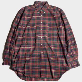 90's COTTON CHECK B.D. S.(USA-L)