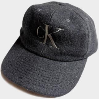 90's CK LOGO WOOL S. CAP(NM-USA)