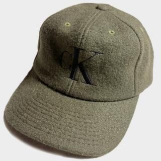90's CK LOGO WOOL S. CAP(NM-USA)