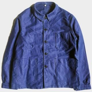 L.50's BLUE MOLESKIN CHORE J.(NM)