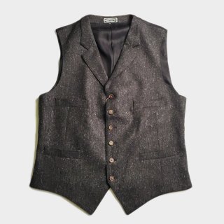 TWEED LAPEL VEST