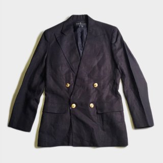 LINEN DOUBLE  BREASTED  JKT