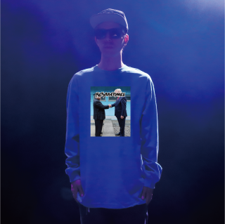 Shake Hand Long Sleeve(BLUE)