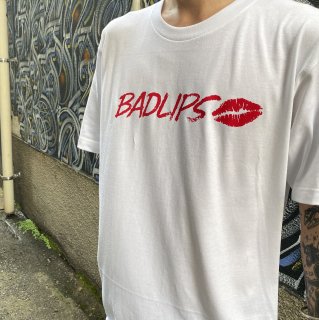 BADLIPS LOGO T-Shirt(White)