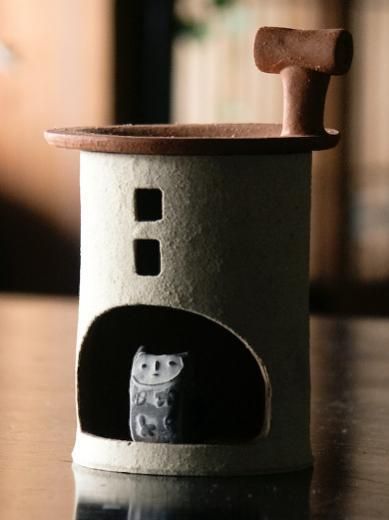 茶香炉（おうち）- タイプA - 大きな手「手作りのぬくもり