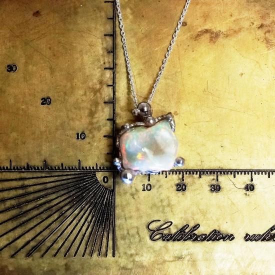seed orb オパール ネックレス - jewel product M&H design