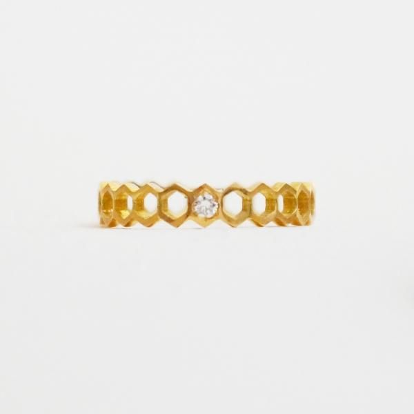 honeycomb eternity Ring K18   No.ph0022r-PHYSICAξʲ