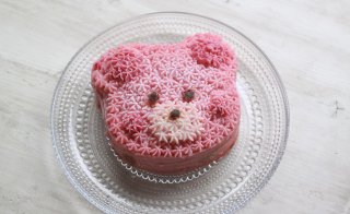 ピンクベア 米粉ナッツフリーケーキ