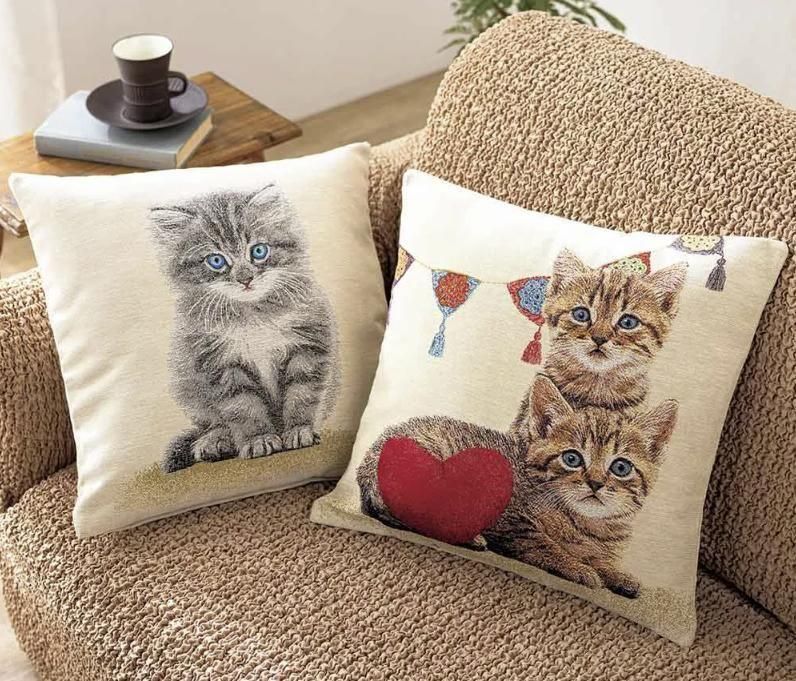 ポルトガル製ウールクッションカバー ポルトガルジャガードクッションカバー | Michi