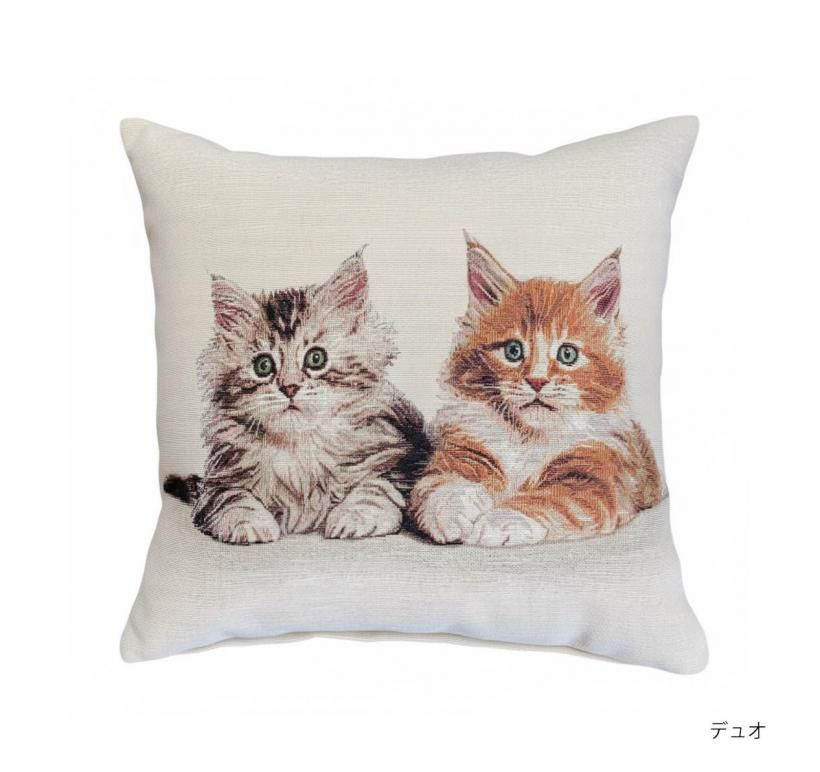 ポルトガル製クッション CATS - ヨーロッパ直輸入のソファーカバー