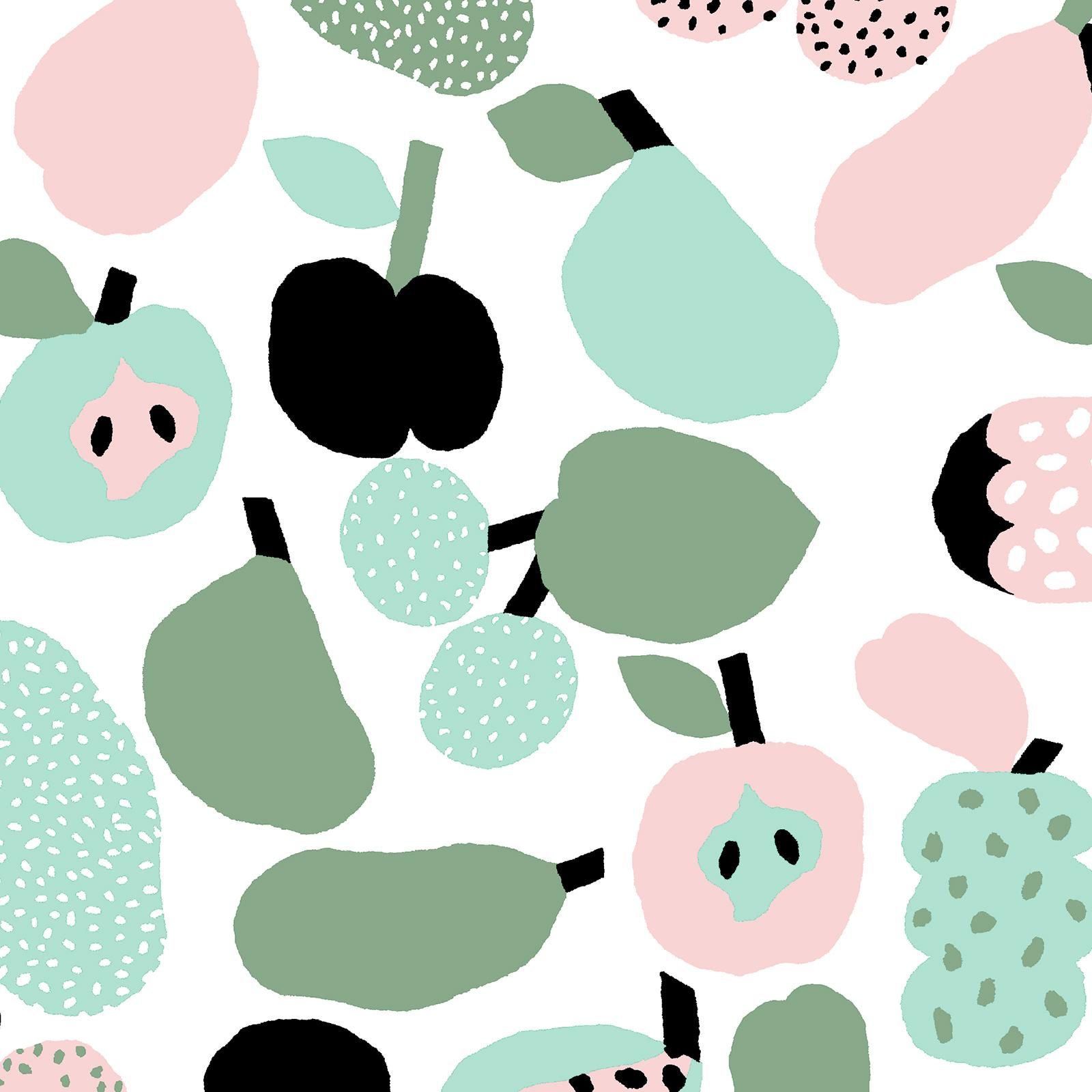 Tutti Frutti ファブリック ライトグリーン - KAUNISTE FINLAND Tutti Frutti ファブリック ライトグリーン - KAUNISTE FINLAND
