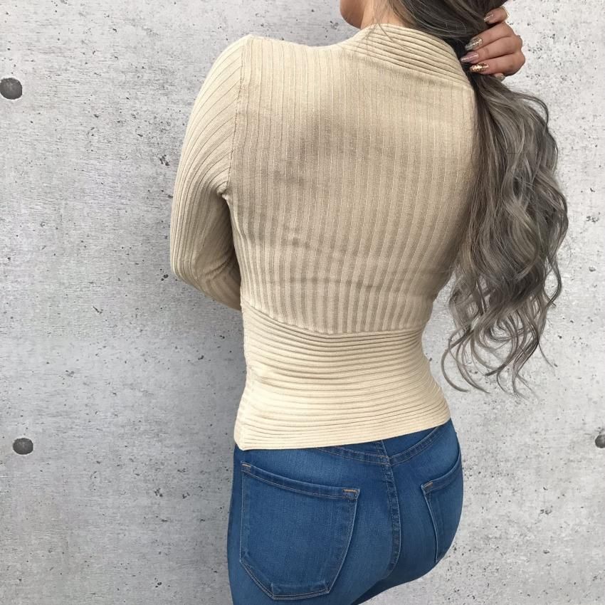 カシュクールニットトップス | 海外セレブファッション通販サイトTop Secret カシュクールニットトップス | 海外セレブファッション通販サイトTop Secret