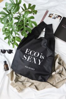 【Eco is SEXY】 ロゴプリントエコバッグ