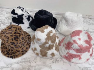 【1Day Sale 20%off】ファーバケットハット