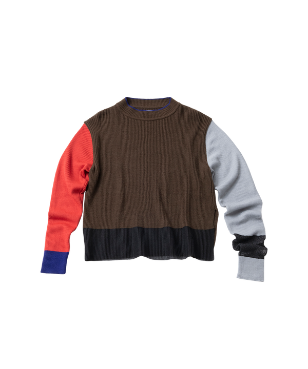<img class='new_mark_img1' src='https://img.shop-pro.jp/img/new/icons24.gif' style='border:none;display:inline;margin:0px;padding:0px;width:auto;' />COLOUR RIB SWEATER