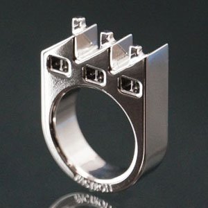 FACTRON  jewelry Ring「Factory」チタニウム
