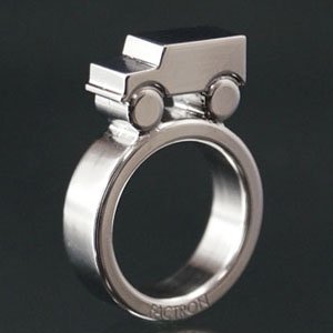 FACTRON  jewelry Ring「Square SUV」チタニウム