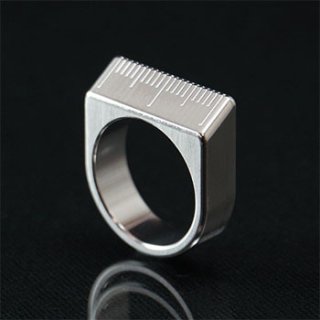 FACTRON  jewelry Ring 「Ruler Ring」サージカルステンレス316L