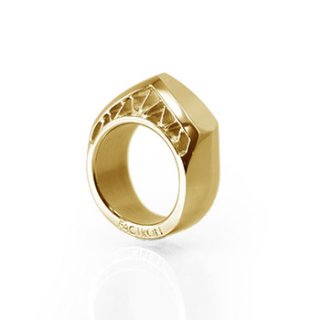 FACTRON  jewelry RingTRUSS Ring 07١18K Gold 