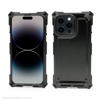 Quattro for iPhone14Pro HD Black on Black オールブラック 超々ジュラルミン