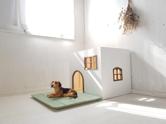 室内用のかわいい犬小屋 キャットハウスにも