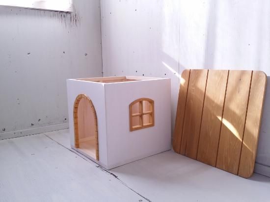 室内用のかわいい犬小屋&キャットハウスにも