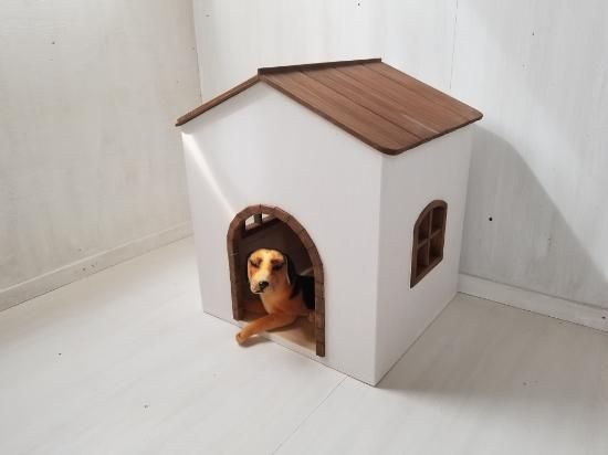 三角屋根のかわいい犬小屋 セミオーダー品 三角屋根のかわいい犬小屋 セミオーダー品