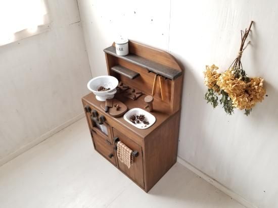 【中古】オーダー品 おままごとキッチン おままごとキッチン アーチタイプ うらら