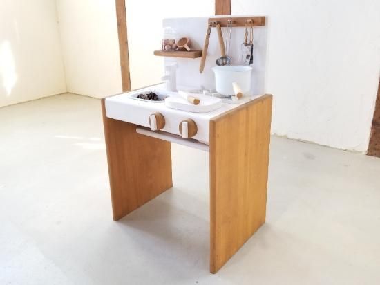 おままごとキッチン デスクタイプ 手作り工房 うらら