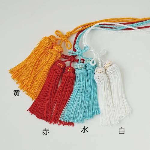 印籠 プラ 大寸（赤） 完成品 銭・3寸房付き - 阿波踊り用品専門