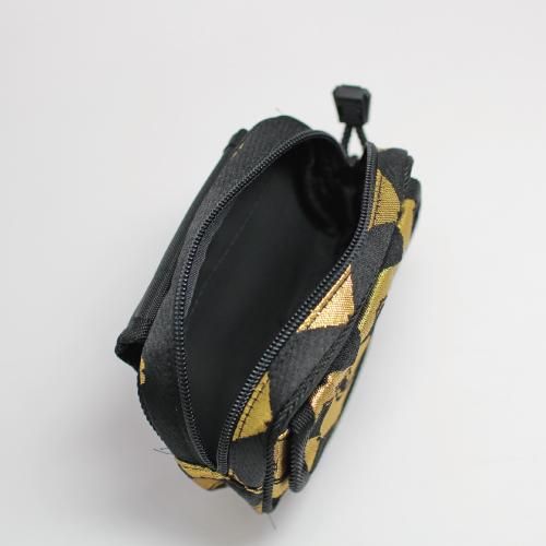 ポーチ　　アロハ様 ♡ 帯柄ポーチ（錦織柄）Lサイズ - 阿波踊り用品専門店 岡忠公式